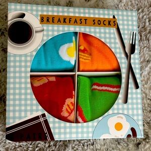 Breakfast Socks Colorful Set